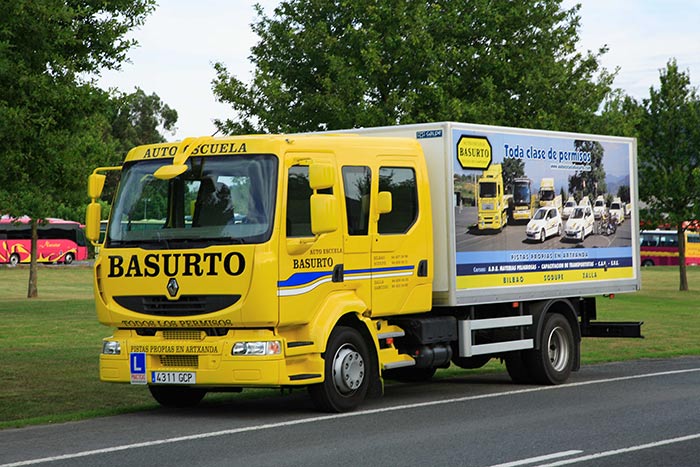 Carnet camión C - Autoescuela Basurto